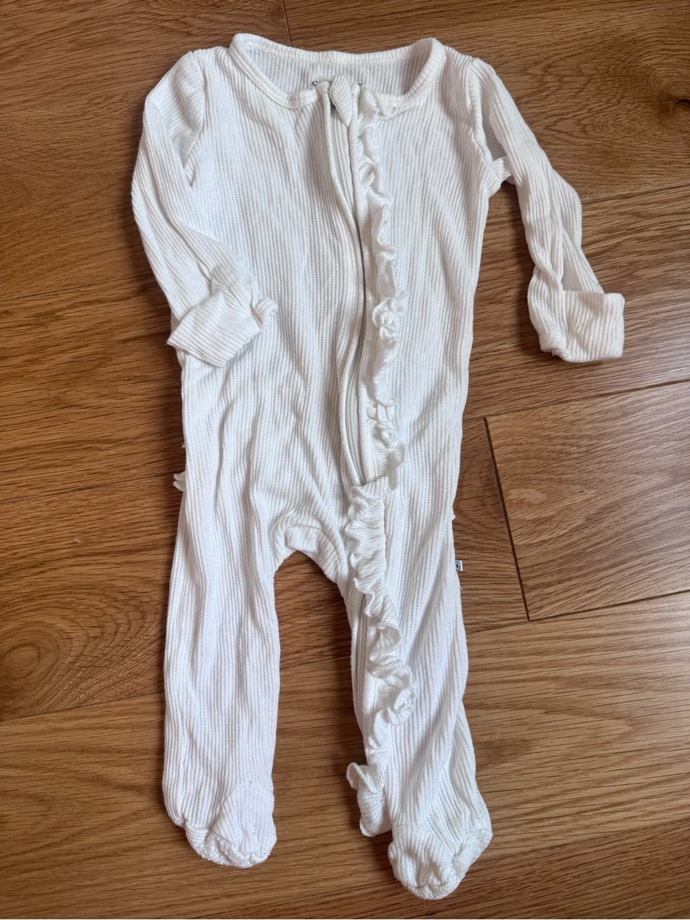 Caden Lane Cream Ruffle Pajama